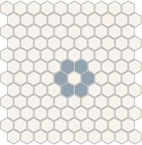 Плитка Winckelmans Mosaic Decors Decor E1012203D001 28x29.5 см, поверхность матовая