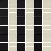 Плитка Winckelmans Mosaic Decors H3 Due Checker 001 31.8x31.8 см, поверхность матовая