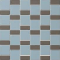 Плитка Winckelmans Mosaic Decors H4 Due Checker 002 31.8x31.8 см, поверхность матовая