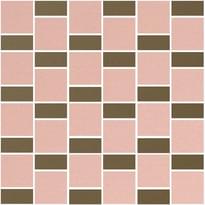 Плитка Winckelmans Mosaic Decors H4 Due Checker 005 31.8x31.8 см, поверхность матовая