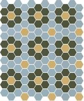 Плитка Winckelmans Mosaic Decors Special Design Palasade 002 28x29.5 см, поверхность матовая