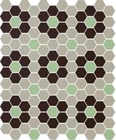 Плитка Winckelmans Mosaic Decors Special Design Palasade 005 28x29.5 см, поверхность матовая