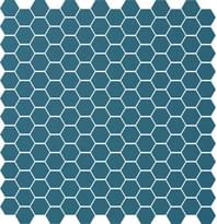 Плитка Winckelmans Mosaic E E1 Dark Blue Bef 28x29.5 см, поверхность матовая