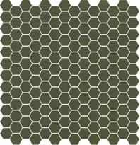 Плитка Winckelmans Mosaic E E1 Green Australian Vea 28x29.5 см, поверхность матовая