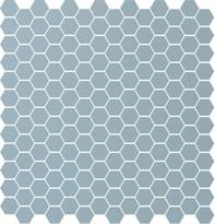 Плитка Winckelmans Mosaic E E1 Pale Blue Bep 28x29.5 см, поверхность матовая