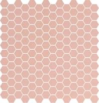 Плитка Winckelmans Mosaic E E1 Pink Rsu 28x29.5 см, поверхность матовая
