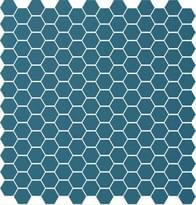 Плитка Winckelmans Mosaic E E2 Dark Blue Bef 28x29.5 см, поверхность матовая
