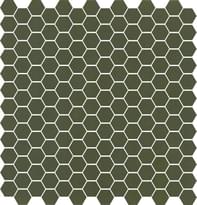Плитка Winckelmans Mosaic E E2 Green Australian Vea 28x29.5 см, поверхность матовая