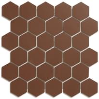 Плитка Winckelmans Mosaic F F1 Brown Bru 28.1x29.5 см, поверхность матовая