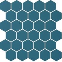 Плитка Winckelmans Mosaic F F1 Dark Blue Bef 28.1x29.5 см, поверхность матовая