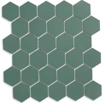 Плитка Winckelmans Mosaic F F1 Dark Green Vef 28.1x29.5 см, поверхность матовая