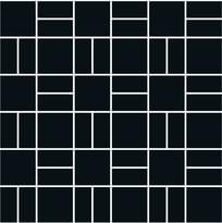 Плитка Winckelmans Mosaic H H1 Black Noi 31.8x31.8 см, поверхность матовая