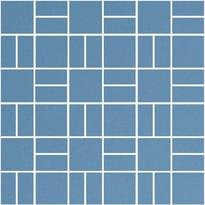 Плитка Winckelmans Mosaic H H1 Blue Beu 31.8x31.8 см, поверхность матовая