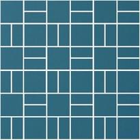Плитка Winckelmans Mosaic H H1 Dark Blue Bef 31.8x31.8 см, поверхность матовая
