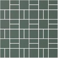 Плитка Winckelmans Mosaic H H1 Green Veu 31.8x31.8 см, поверхность матовая