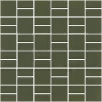 Плитка Winckelmans Mosaic H H2 Green Australian Vea 31.8x31.8 см, поверхность матовая