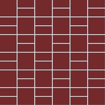 Плитка Winckelmans Mosaic H H2 Red Rou 31.8x31.8 см, поверхность матовая