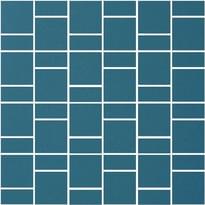 Плитка Winckelmans Mosaic H H4 Dark Blue Bef 31.8x31.8 см, поверхность матовая