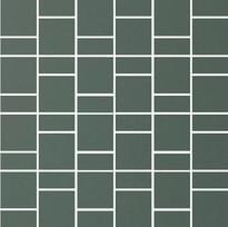 Плитка Winckelmans Mosaic H H4 Green Veu 31.8x31.8 см, поверхность матовая