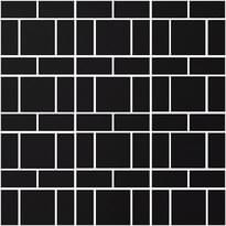 Плитка Winckelmans Mosaic H H5 Black Noi 31.8x31.8 см, поверхность матовая