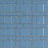 Плитка Winckelmans Mosaic H H5 Blue Beu 31.8x31.8 см, поверхность матовая