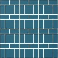 Плитка Winckelmans Mosaic H H5 Dark Blue Bef 31.8x31.8 см, поверхность матовая