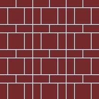 Плитка Winckelmans Mosaic H H5 Red Rou 31.8x31.8 см, поверхность матовая