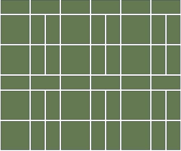 Winckelmans Mosaic H H6 Green Australian Vea 26.5x31.8