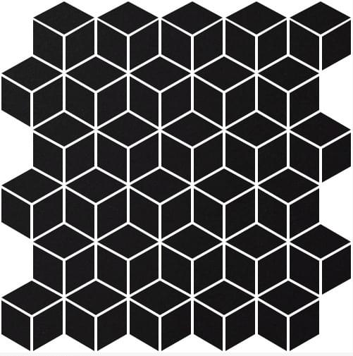 Winckelmans Mosaic Special Shapes Alternative Layout Diamonds Black Noi 27.5x28.5