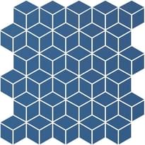 Плитка Winckelmans Mosaic Special Shapes Alternative Layout Diamonds Blue Moon Ben 27.5x28.5 см, поверхность матовая