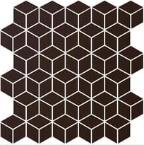 Плитка Winckelmans Mosaic Special Shapes Alternative Layout Diamonds Brown Bru 27.5x28.5 см, поверхность матовая