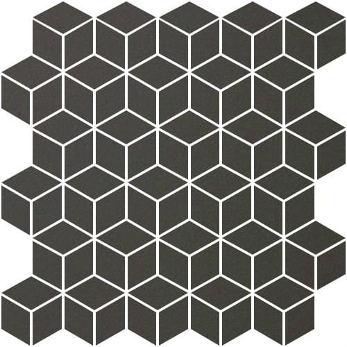 Winckelmans Mosaic Special Shapes Alternative Layout Diamonds Charcoal Ant 27.5x28.5