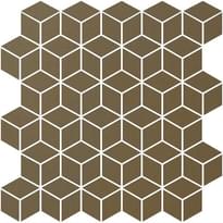 Плитка Winckelmans Mosaic Special Shapes Alternative Layout Diamonds Coffee Caf 27.5x28.5 см, поверхность матовая