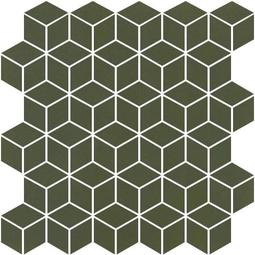 Winckelmans Mosaic Special Shapes Alternative Layout Diamonds Green Australian Vea 27.5x28.5