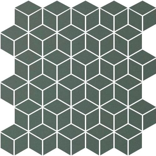 Winckelmans Mosaic Special Shapes Alternative Layout Diamonds Green Veu 27.5x28.5