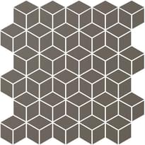 Плитка Winckelmans Mosaic Special Shapes Alternative Layout Diamonds Gris Gru 27.5x28.5 см, поверхность матовая