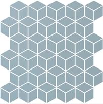 Плитка Winckelmans Mosaic Special Shapes Alternative Layout Diamonds Pale Blue Bep 27.5x28.5 см, поверхность матовая
