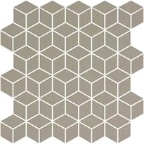 Плитка Winckelmans Mosaic Special Shapes Alternative Layout Diamonds Pale Grey Grp 27.5x28.5 см, поверхность матовая
