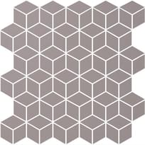 Плитка Winckelmans Mosaic Special Shapes Alternative Layout Diamonds Parme Par 27.5x28.5 см, поверхность матовая