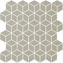 Плитка Winckelmans Mosaic Special Shapes Alternative Layout Diamonds Pearl Grey Per 27.5x28.5 см, поверхность матовая