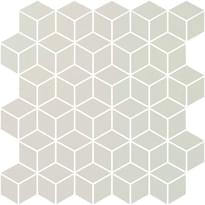 Плитка Winckelmans Mosaic Special Shapes Alternative Layout Diamonds Super White Bas 27.5x28.5 см, поверхность матовая