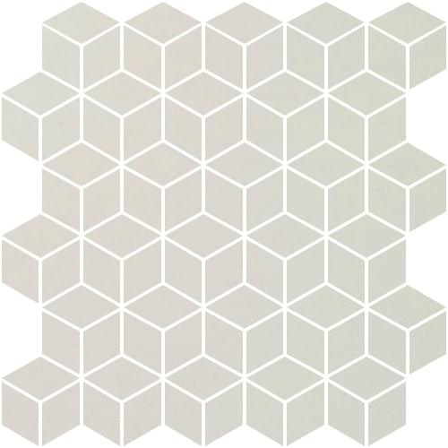Winckelmans Mosaic Special Shapes Alternative Layout Diamonds Super White Bas 27.5x28.5