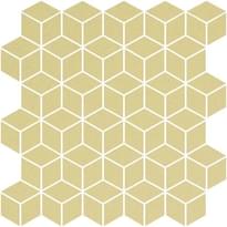 Плитка Winckelmans Mosaic Special Shapes Alternative Layout Diamonds Vanille Van 27.5x28.5 см, поверхность матовая