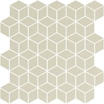 Плитка Winckelmans Mosaic Special Shapes Alternative Layout Diamonds White Bau 27.5x28.5 см, поверхность матовая