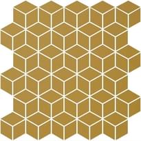 Плитка Winckelmans Mosaic Special Shapes Alternative Layout Diamonds Yellow Jau 27.5x28.5 см, поверхность матовая