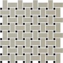 Плитка Winckelmans Mosaic Special Shapes Basketweave 3 31.4x31.4 см, поверхность матовая