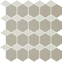 Плитка Winckelmans Mosaic Special Shapes Hex And Diamonds 2 27.5x25.3 см, поверхность матовая