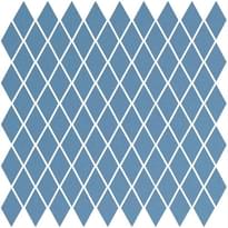 Плитка Winckelmans Mosaic Special Shapes Linear Layout Diamonds Blue Beu 27x27.5 см, поверхность матовая