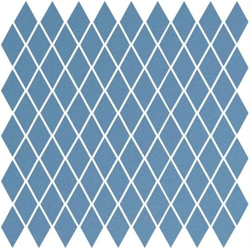 Winckelmans Mosaic Special Shapes Linear Layout Diamonds Blue Beu 27x27.5