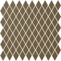Плитка Winckelmans Mosaic Special Shapes Linear Layout Diamonds Coffee Caf 27x27.5 см, поверхность матовая